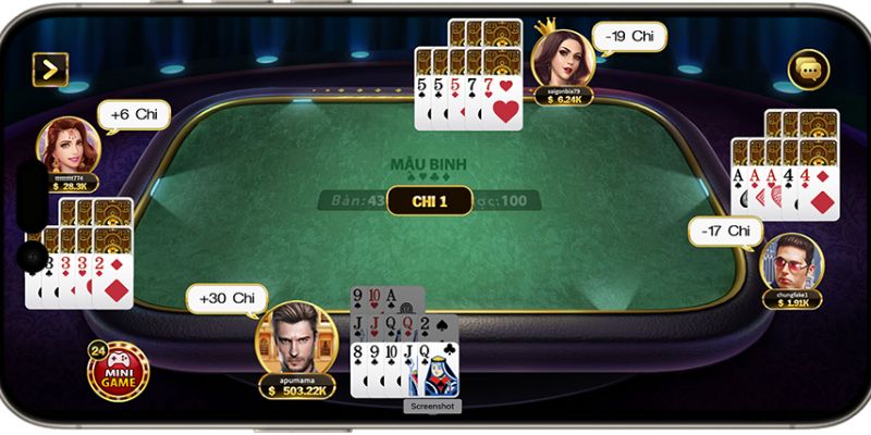 Cách trả tiền thưởng với game bài mậu binh online 